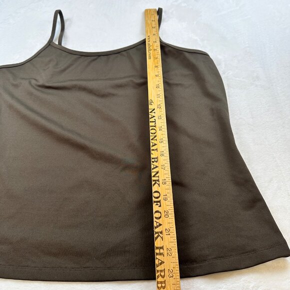 Lane Bryant Womens Brown Adj. Straps Camisole Tank Top 14/16 Polyester Spandex - Picture 10 of 11